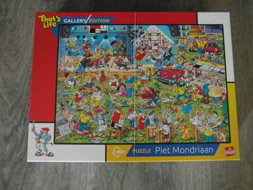 That's Life Gallery Edition 1000 stukjes Piet Mondriaan.