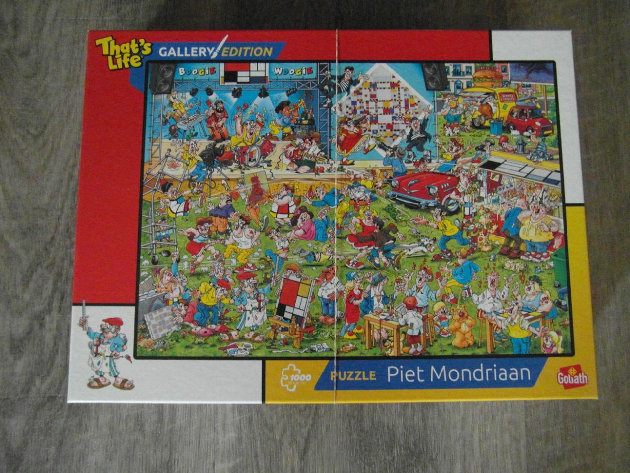 That's Life Gallery Edition 1000 stukjes Piet Mondriaan.