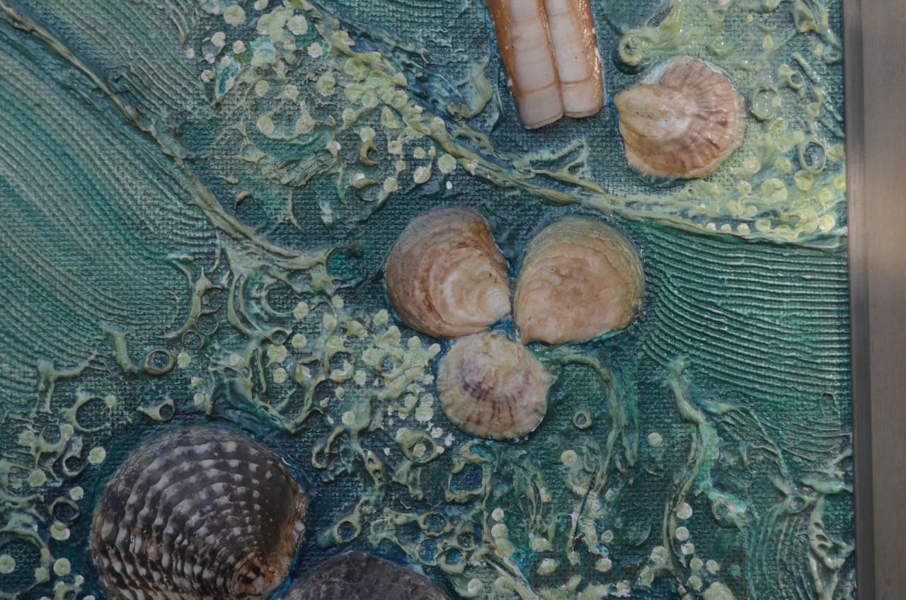 Bijzonder werk Louis Heymans 'Strand' gesig. en gedat. '67