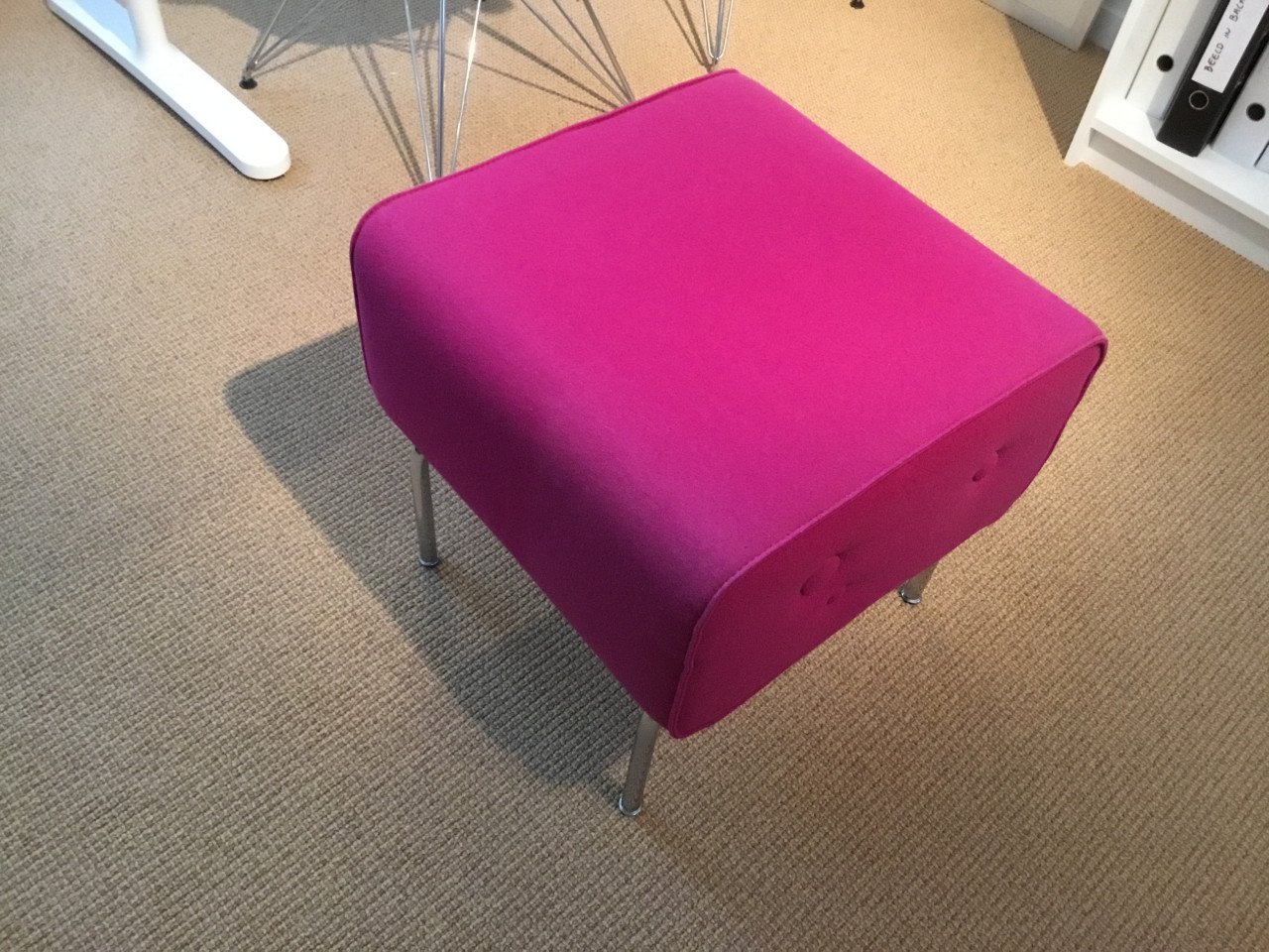 Design Pode poef en Hay kussen.