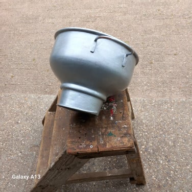 Melkzeef met R.V.S. filter 12.50 euro