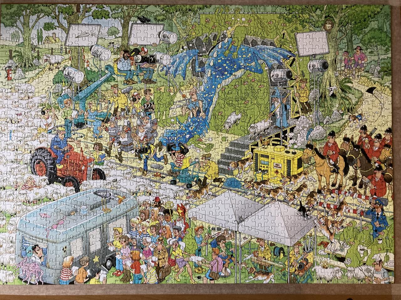 Puzzel Jan van Haasteren De filmset