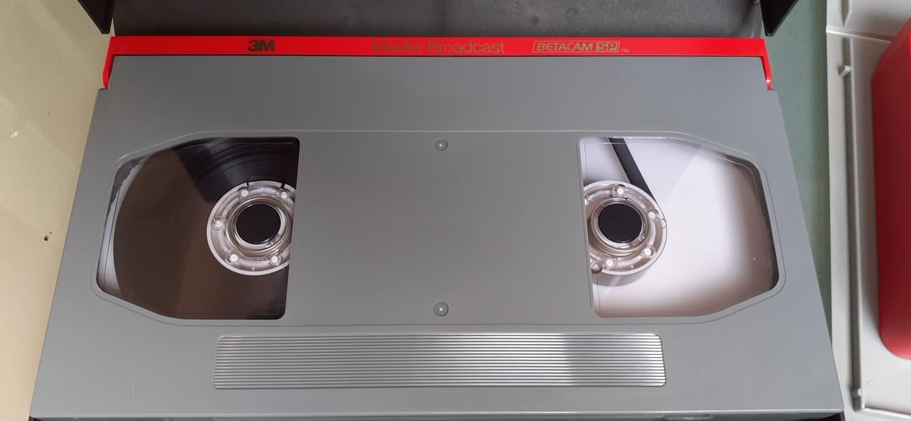 Video cassetes 2 x master broadcast 3M metal -ampex 297 SP