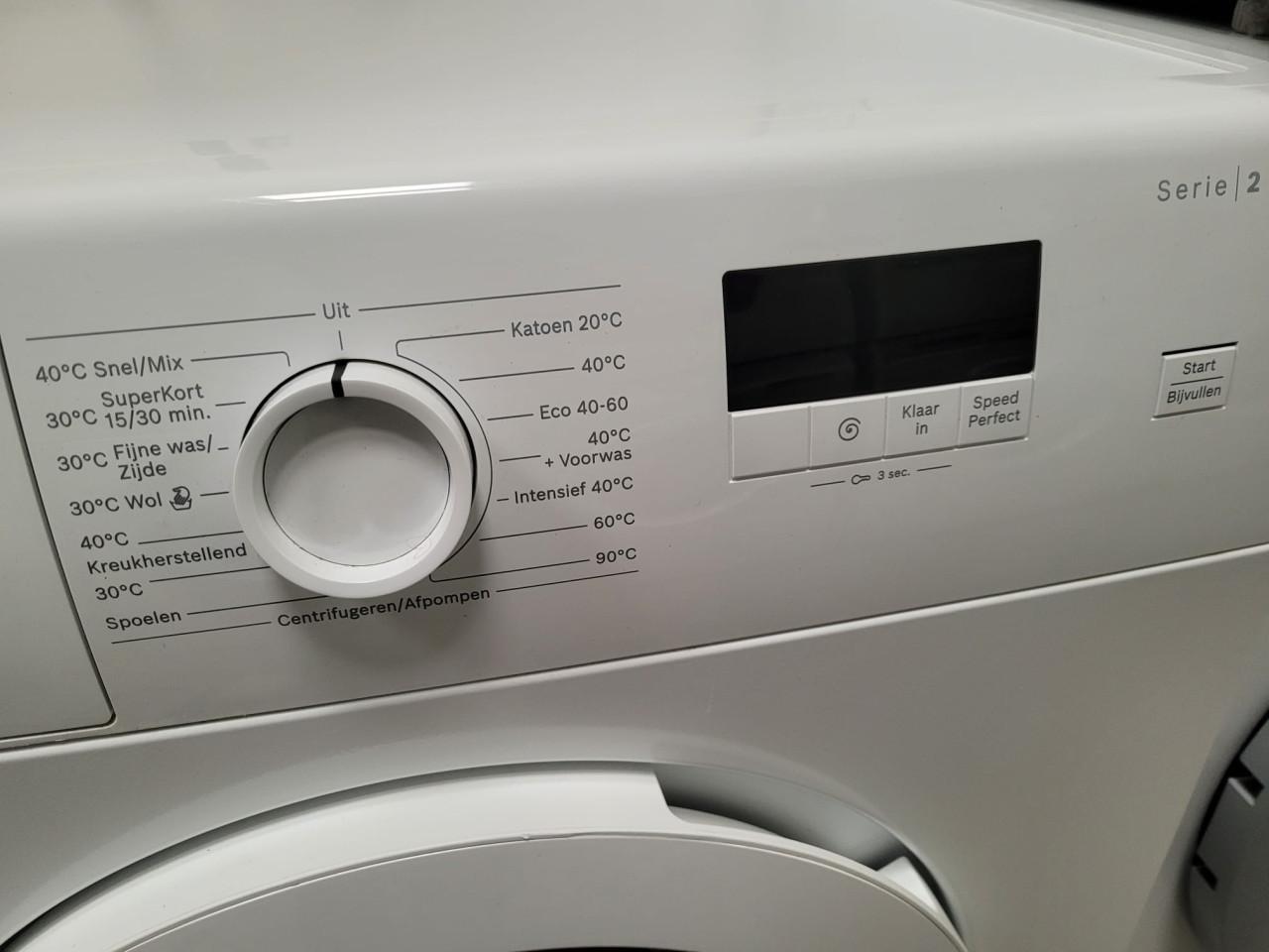 Bosch serie 2 wasmachine uit 2022 als nieuw