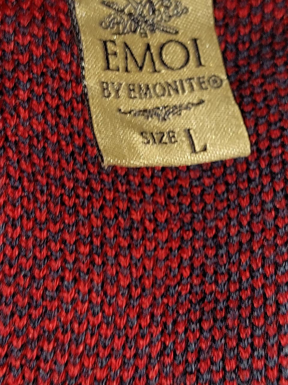 Leuk zwart/rood geblokt damesvest mt large
