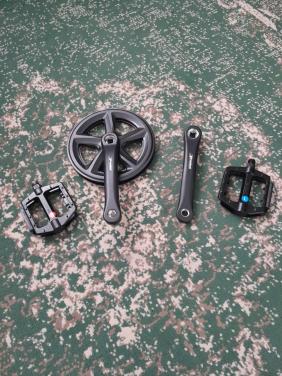 Crank Stel met trappers Fatbike