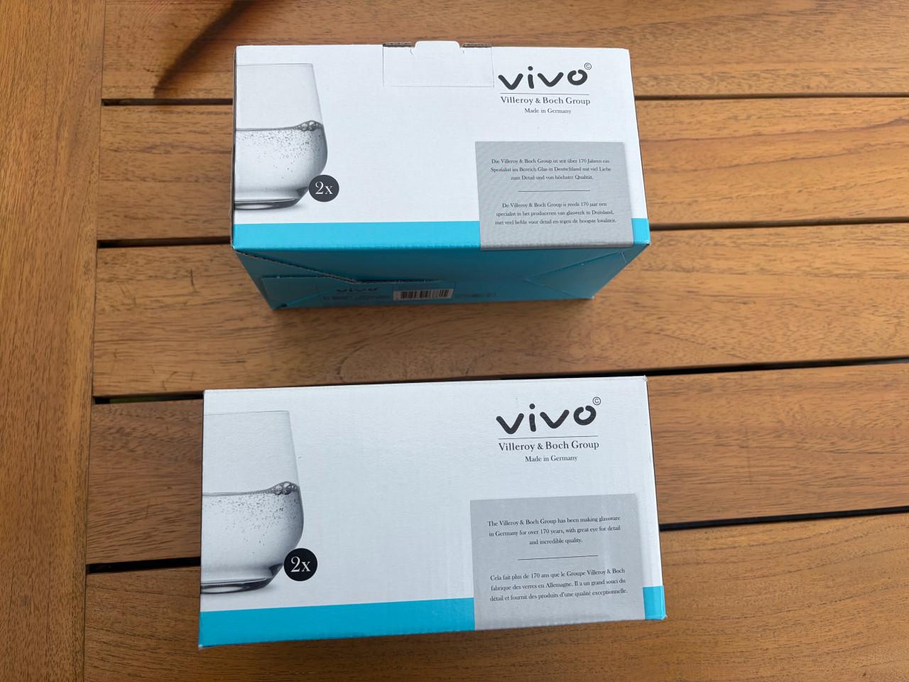 Vileroy en boch waterglazen NIEUW