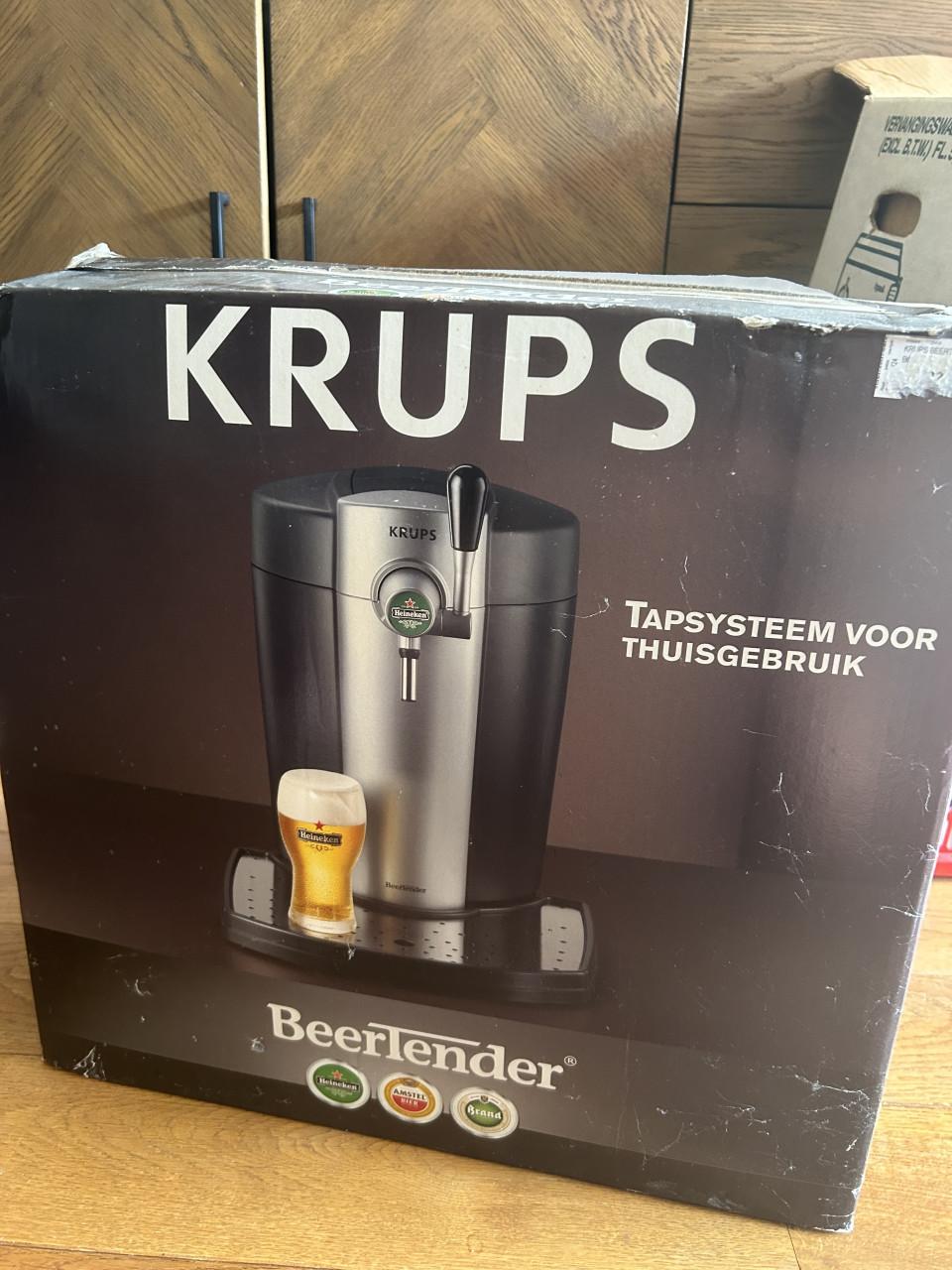 Krups Beertender nieuw!