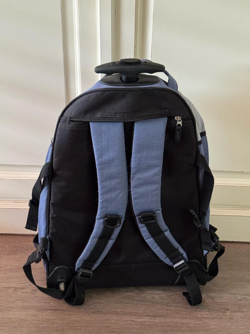 Dunlop rugzak-trolley met uitschuifbare handgreep en wielen