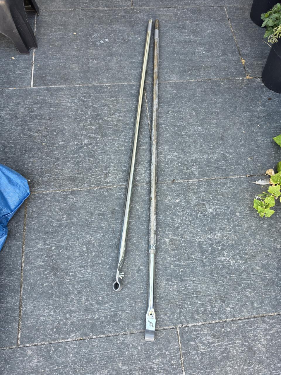 Voortentframe met verandastang