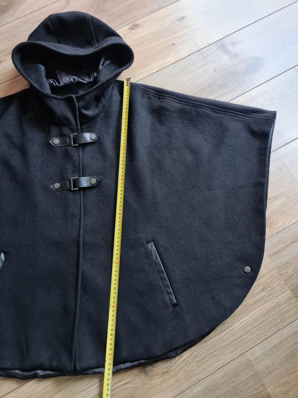 Zwarte cape / overjas van Yessica Outerwear Collection Maat L