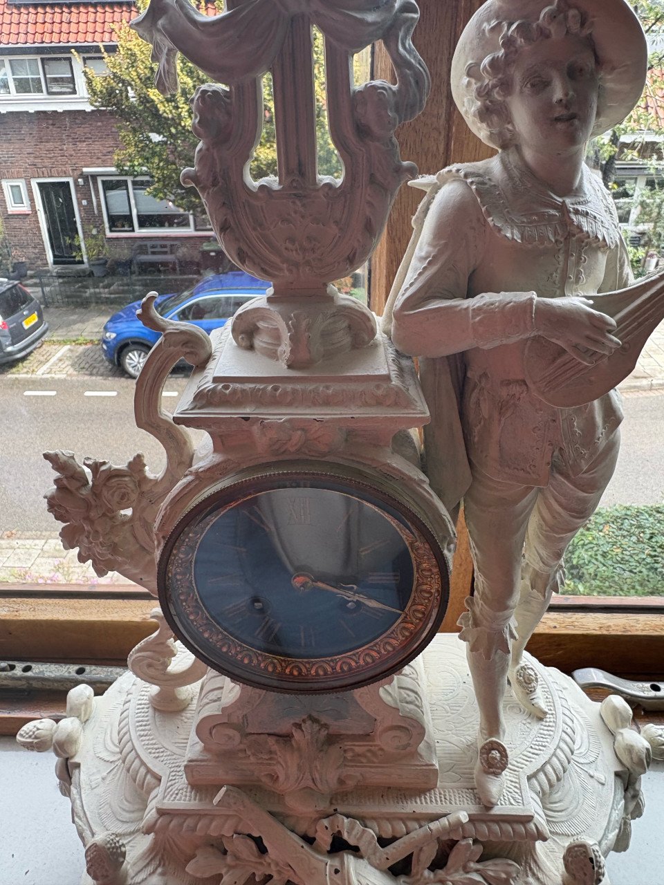 Vintage pendule,  of schoorsteenklok.