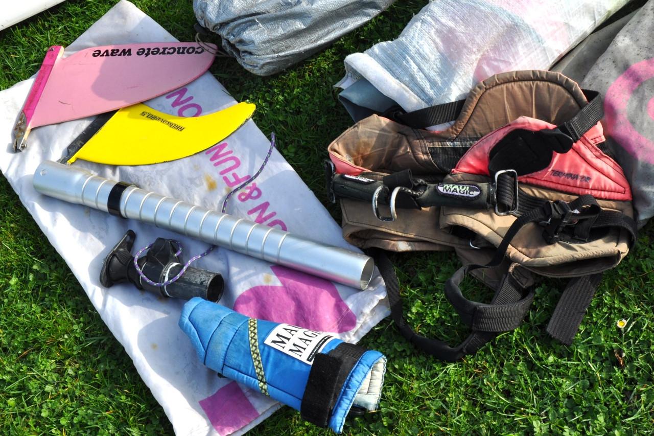 Tiga zeer complete windsurfset