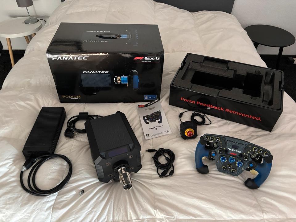 Fanatec DD1 F1 met 20nm QR 2 met kill-switch, compatibel met PS4/5 en pc