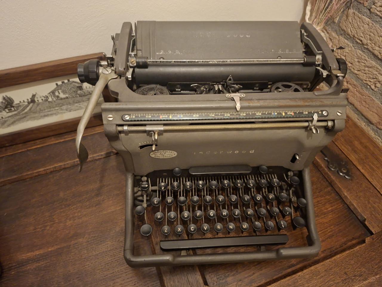 Ouderwetse typemachine