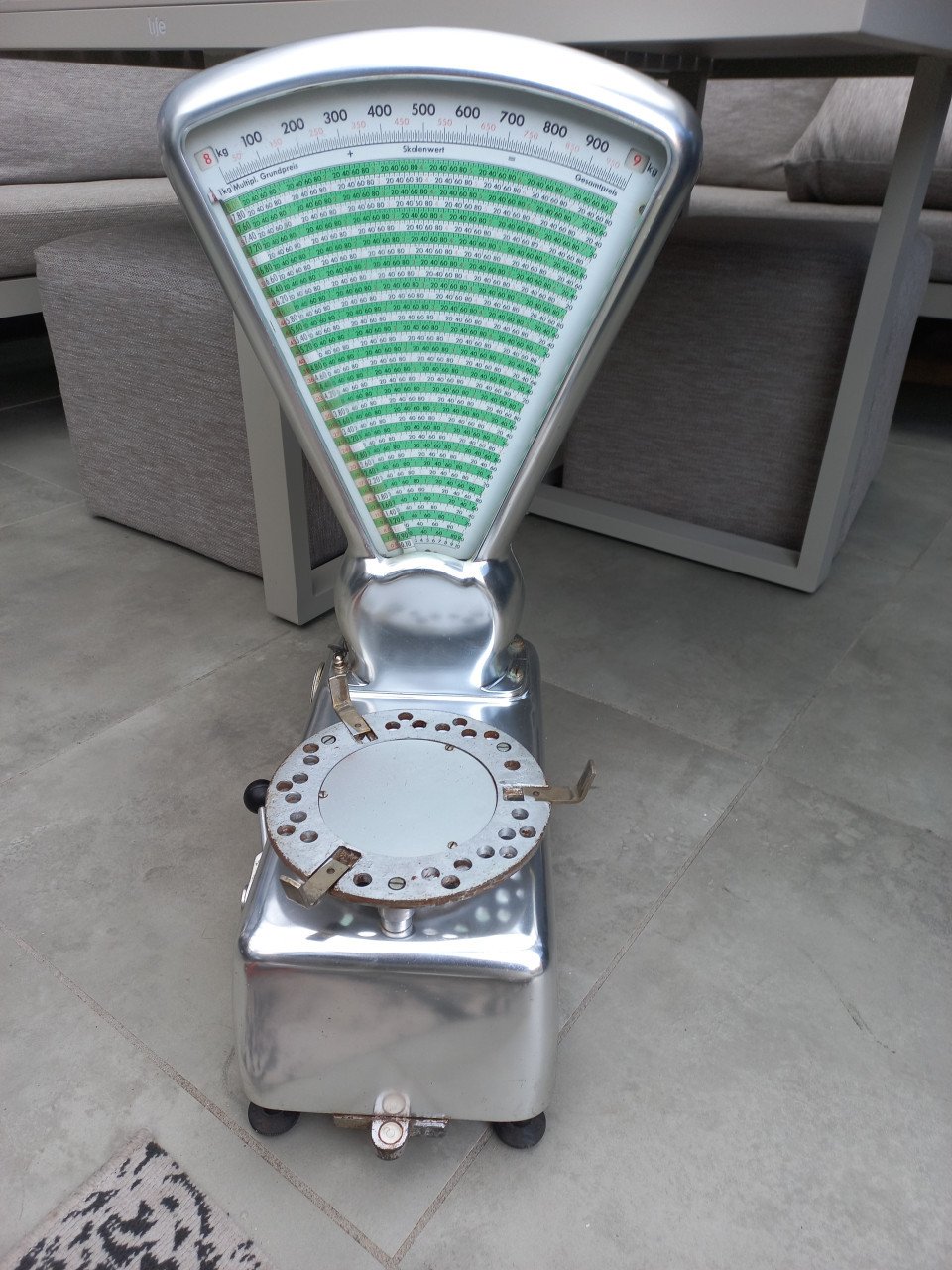 Vintage duitse weegschaal G.Hartner