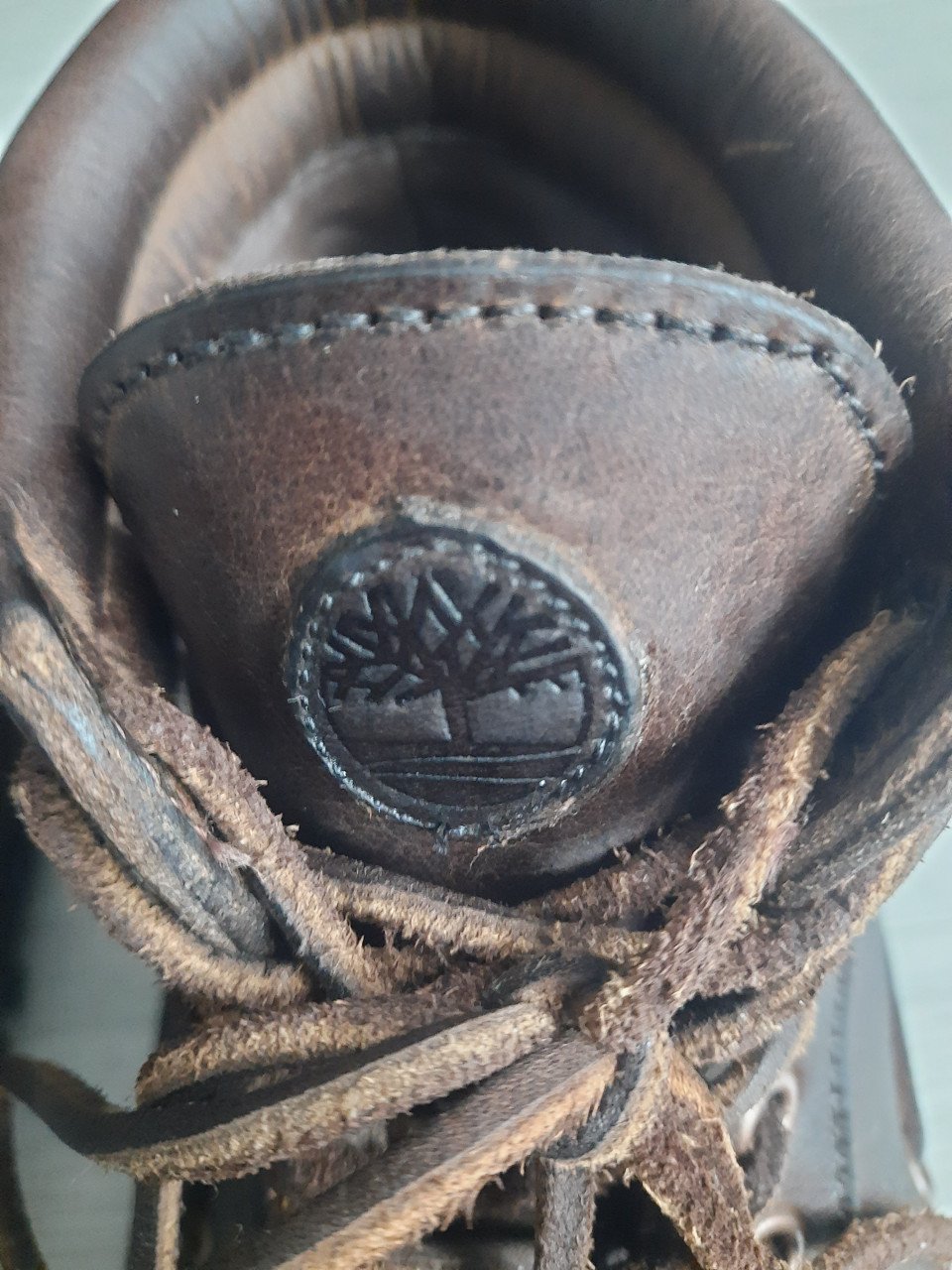 Timberland lederen schoenen bijna nieuw nieuwprijs € 189,- Nu maar € 89,-