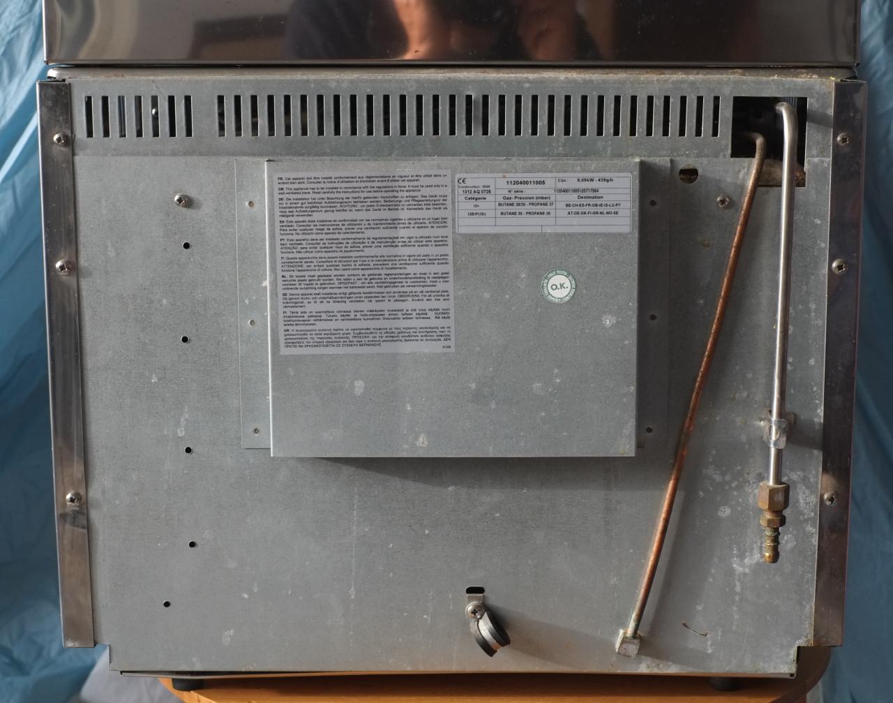 ENO One gasfornuis met oven en cardanische ophanging