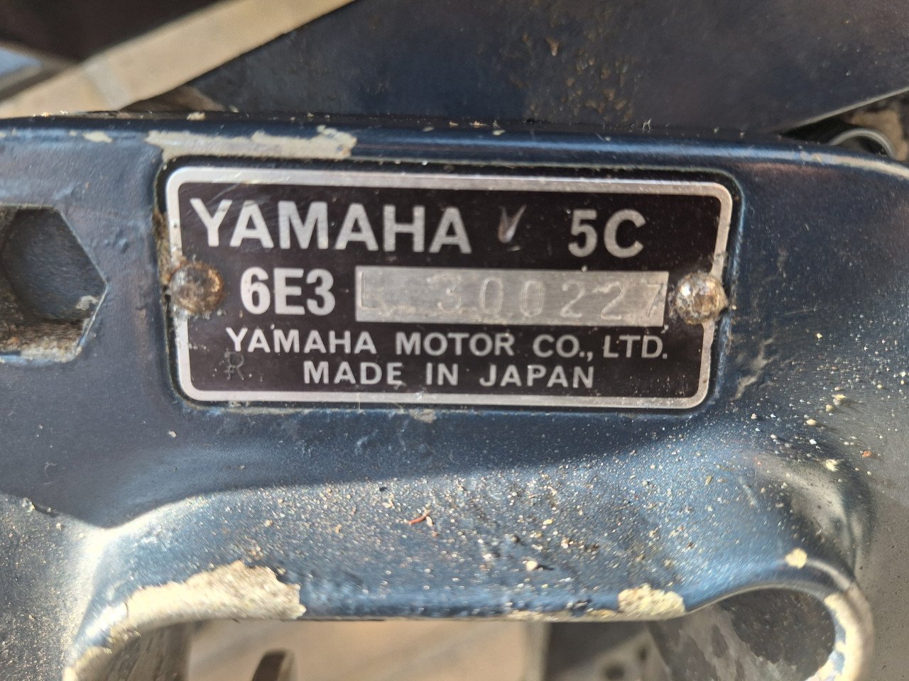 Yamaha 4pk kortstaart buitenboordmotor