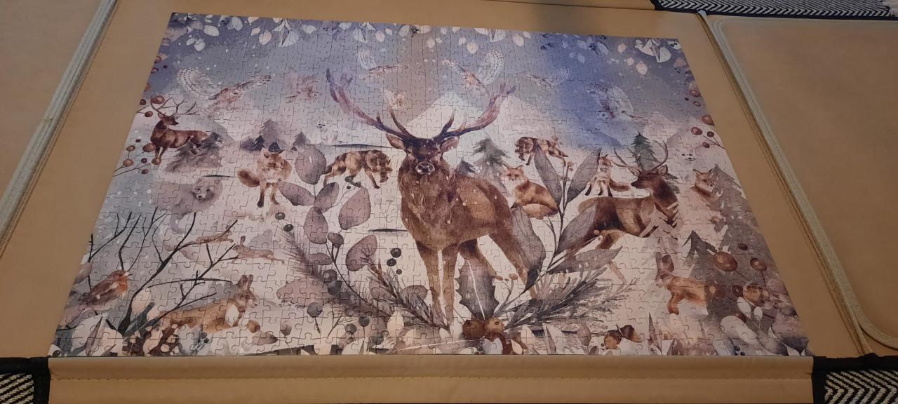 Puzzelbox puzzel winter wonderland 1000 stukjes