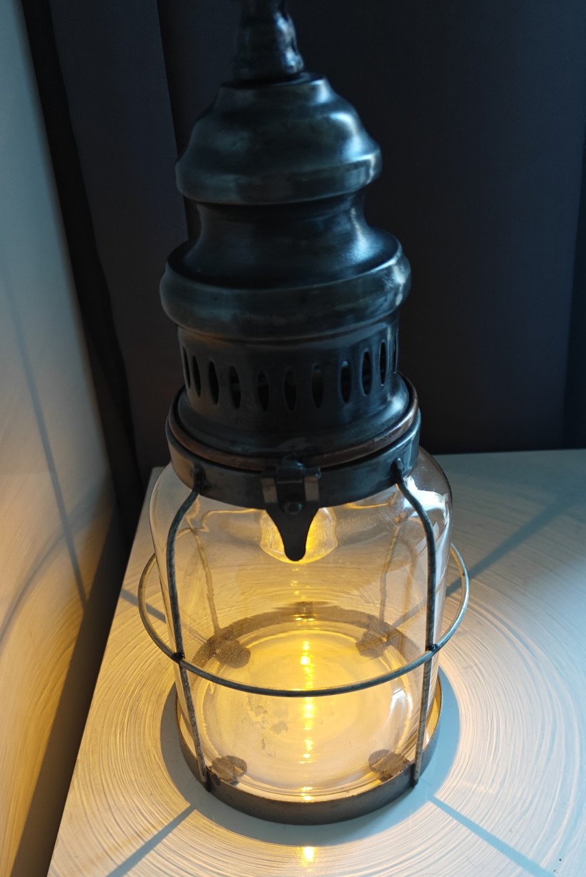 Glazen lantaarn, windlicht