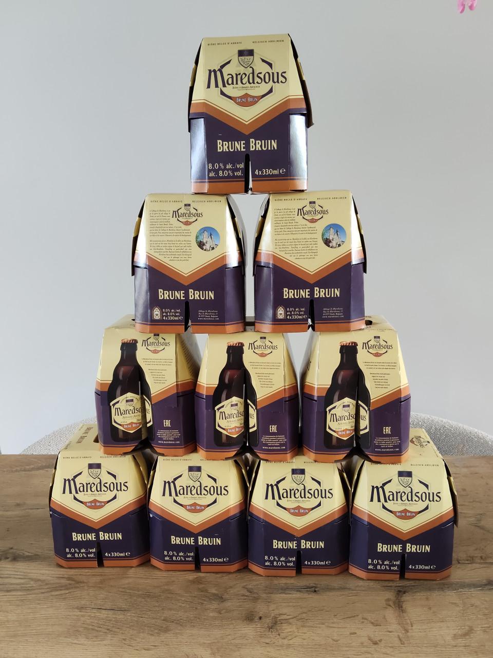 4-packs Maredsous Bruin