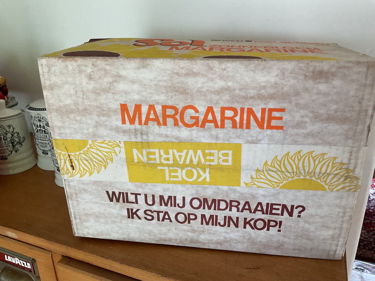 Vintage Sol margarine doos