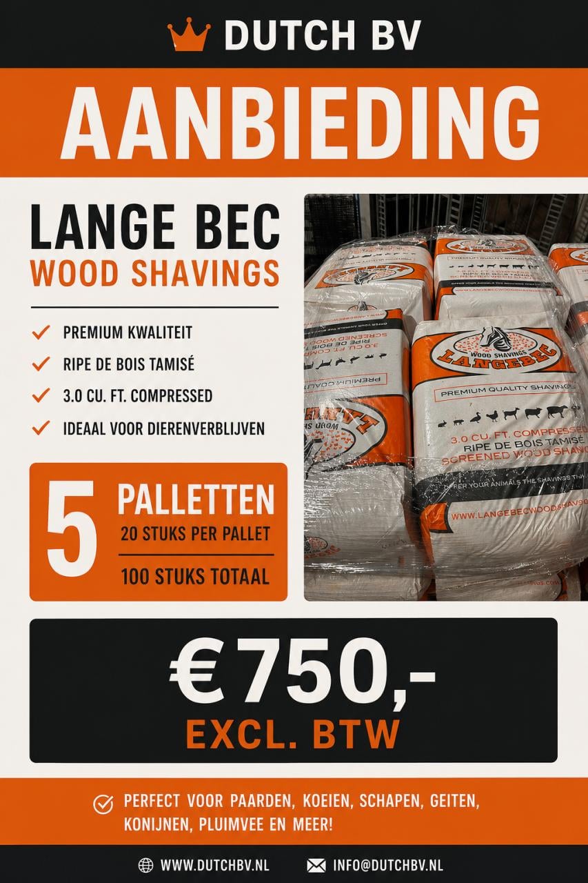 🐴 AANBIEDING – LANGE BEC PREMIUM HOUTKRULLEN 🐄