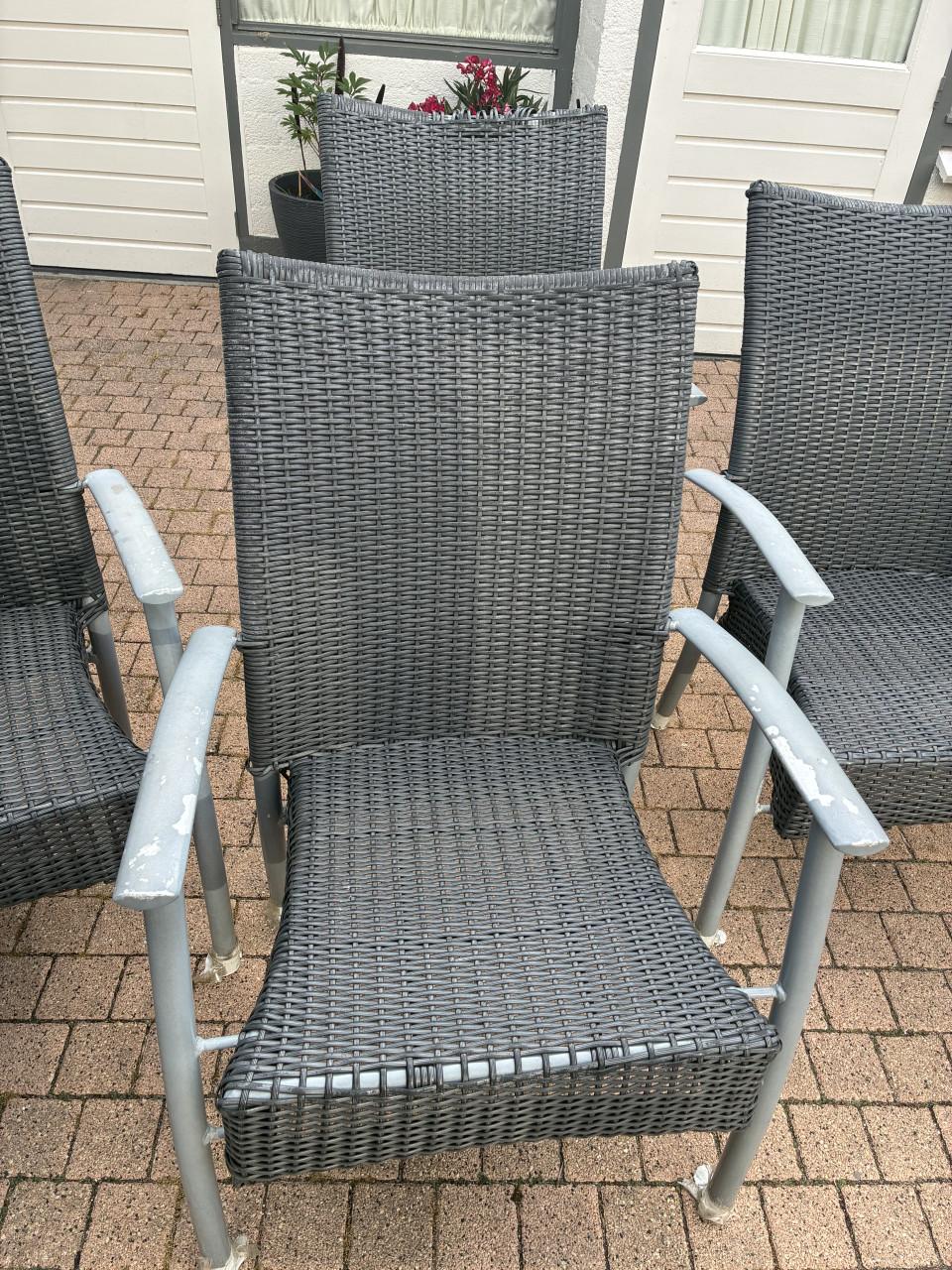 Tuinstoelen 6 stuks