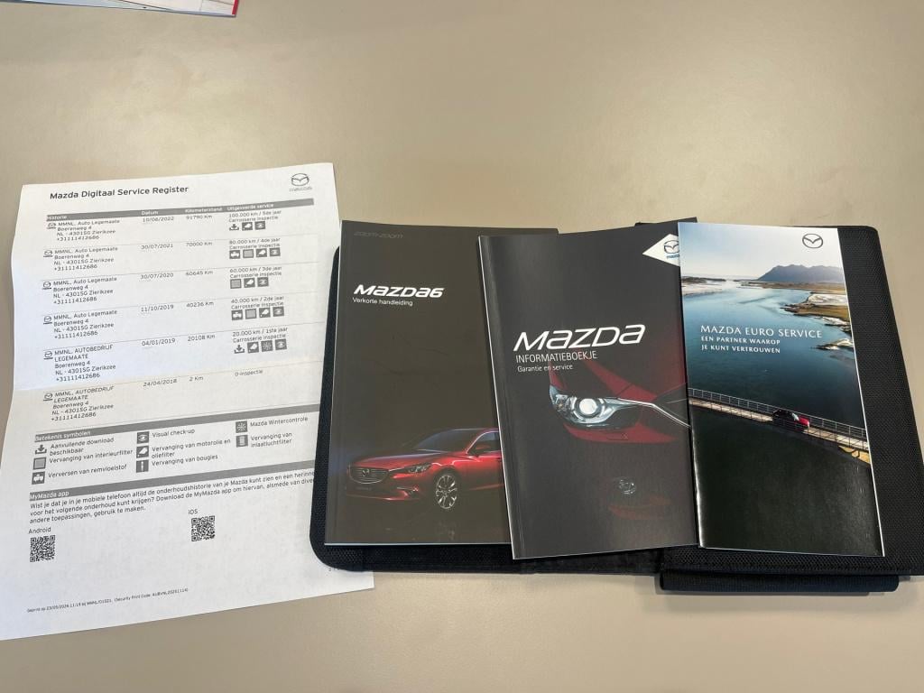 Mazda 6 2.0 skyactiv-g 165 skylease drive|trekhaak|dealeronderhouden|rijkla