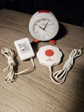 Bellman & Symfon trilwekker en trilkussen voor slechthorende