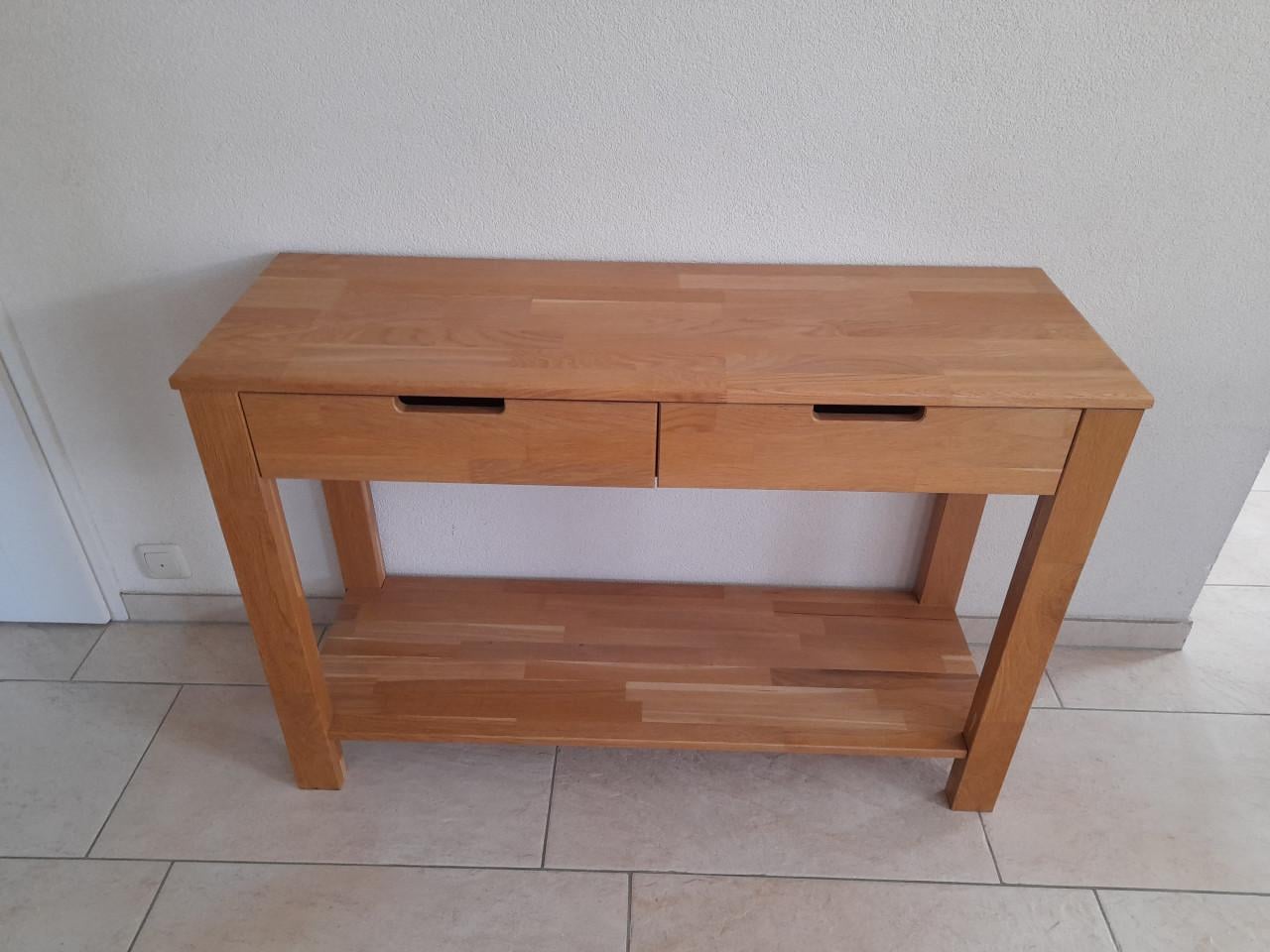 Mooie Side table  110 x 37 x 75H ( in goede nette staat)