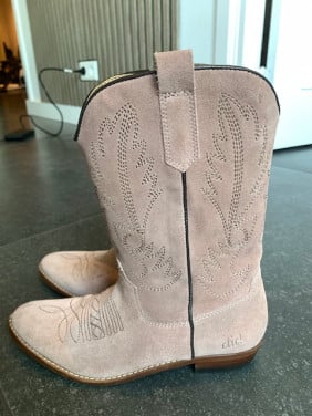 Roze clic! cowboylaarzen