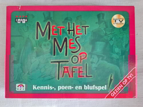 Met het mes op tafel