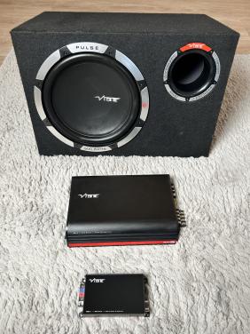 Vibe Audio Auto Versterker en Subwoofer SET