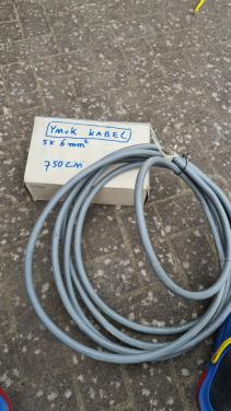 YMvK kabel 5x 6mm2  7,5M