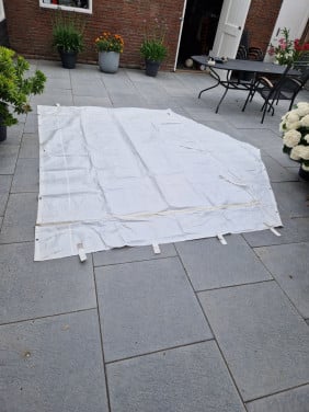 Kop kant voor partytent 6 x 3.