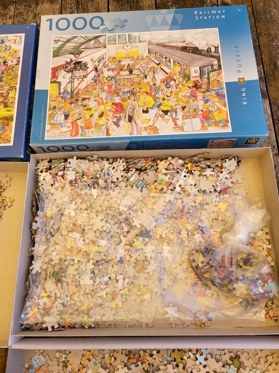 4 puzzles samen voor 7,50