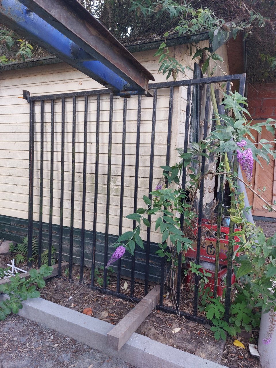 Metalen poort 180 x159