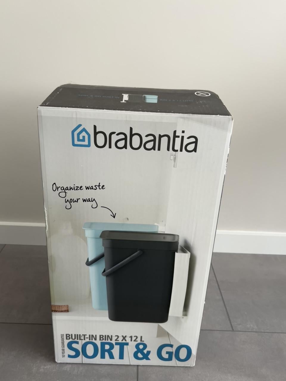 Brabantia prullenbak sort en go