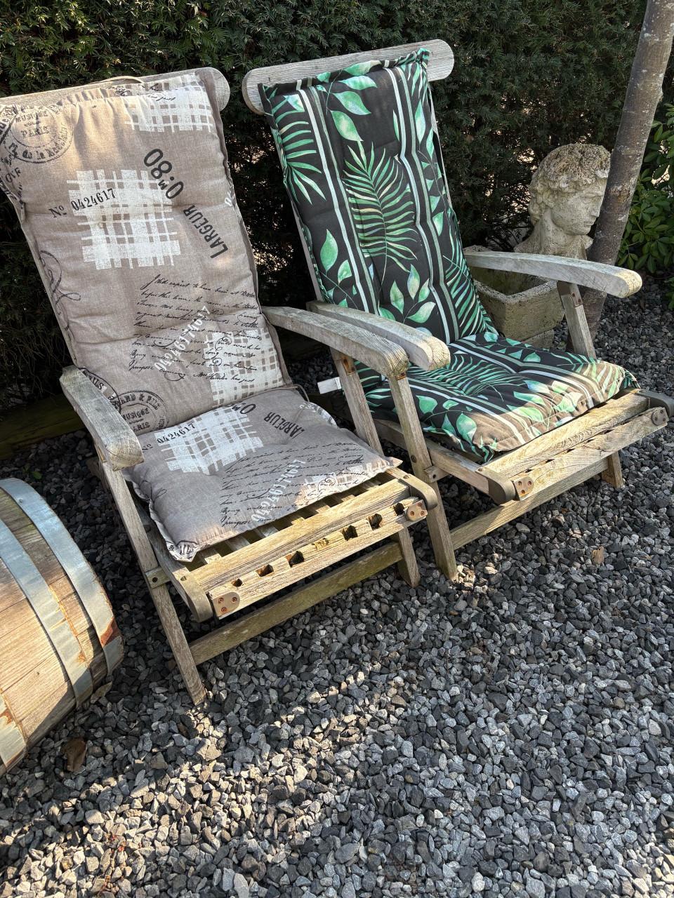 Teakhouten Deckchairs