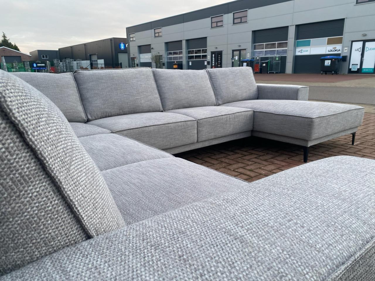 Grijs Stoffen U-bankstel -Luxe Comfort & Modern Design–Gratis levering NL