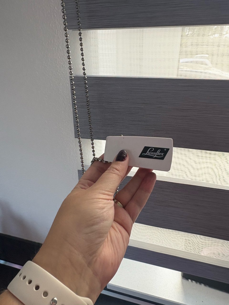 Luxaflex duo rolgordijn 2 stuks grijs