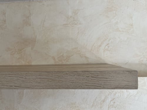 Zwevende wandplank eikenkleur 80x23.5