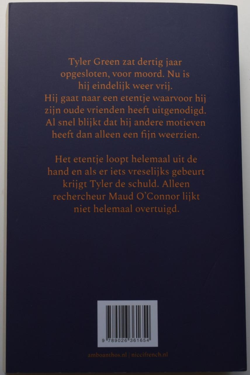 Tyler Green komt nooit meer vrij – Nicci French.
