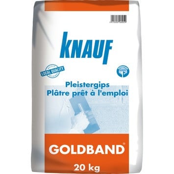 Knauf Goldband stuc pleister - witte muur afwerking - 25kg