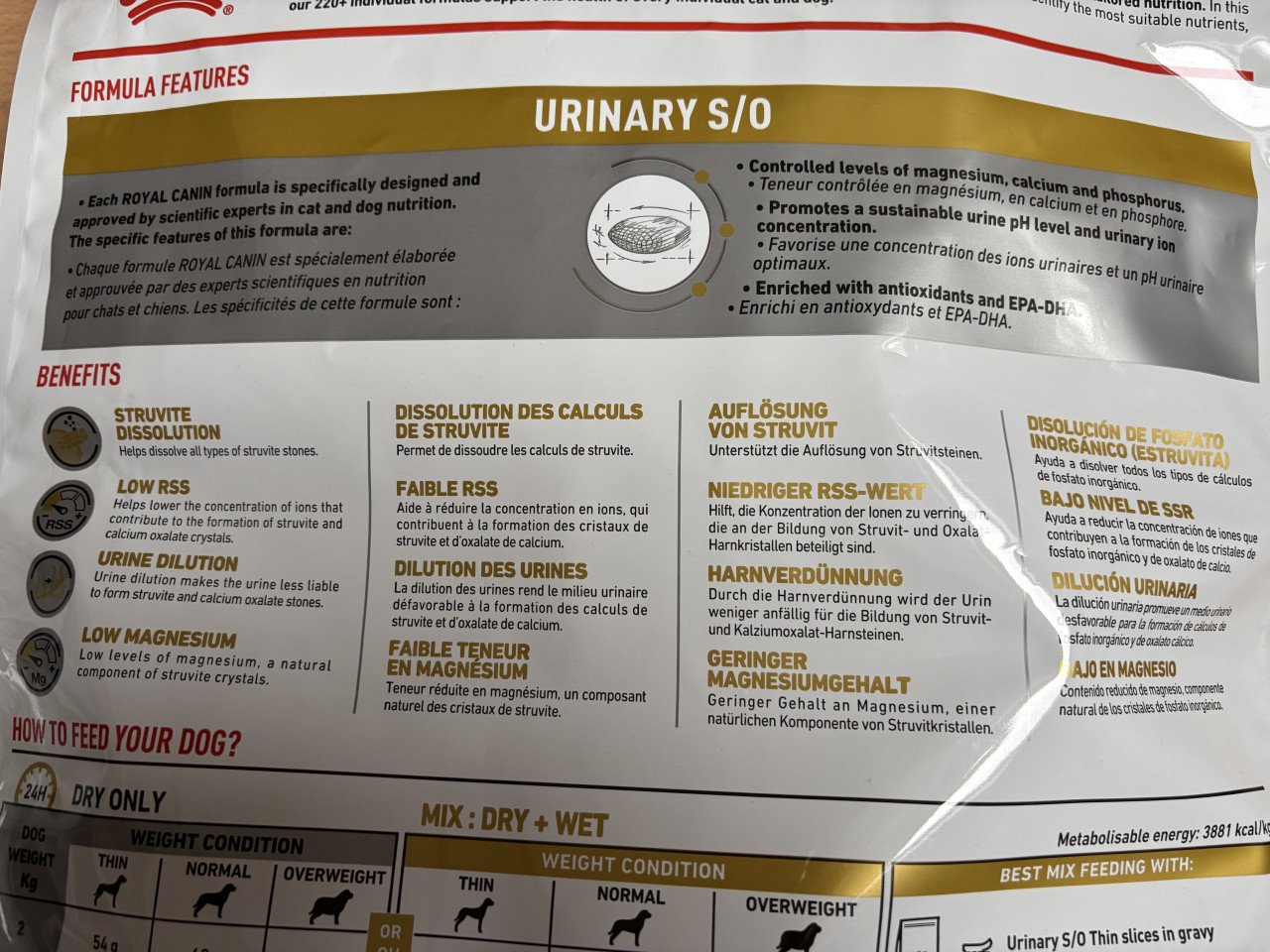 Royal Canin veterinary urinary S/O