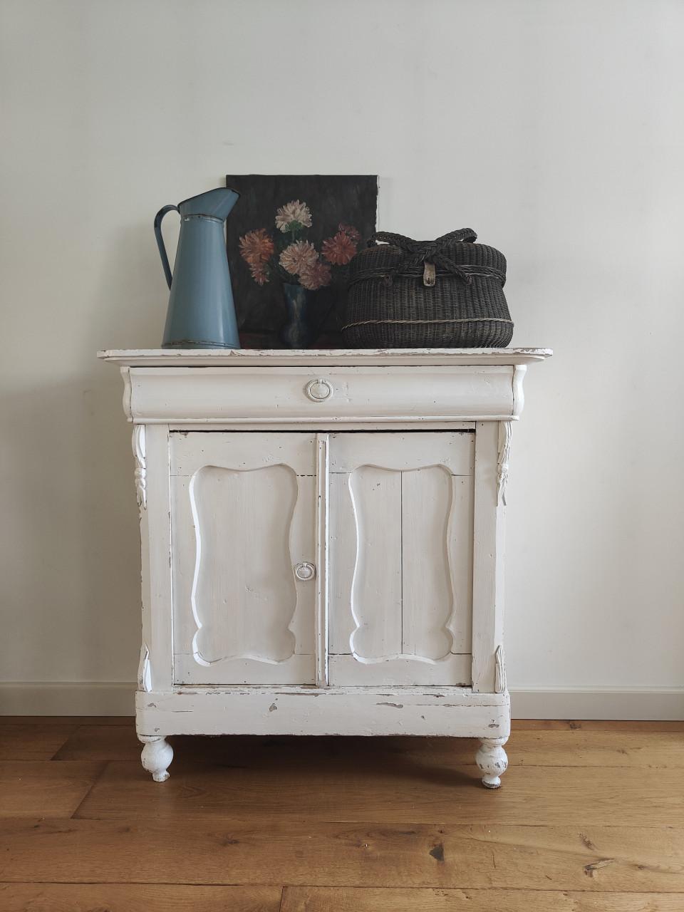 Brocante biedermeier kast