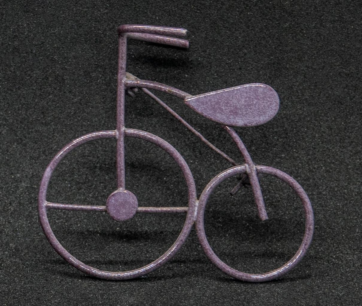 Leuke broche metaal, gestileerde fiets