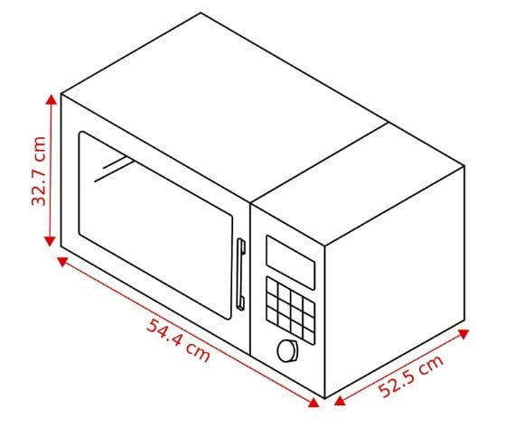 Nooit gebruikte 39 liter combimagnetron LG MJ3965BIB